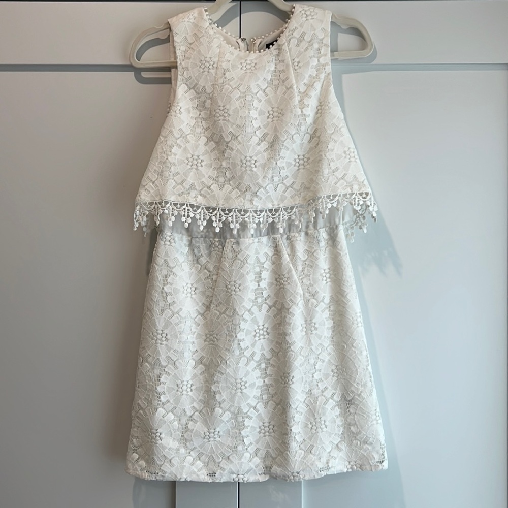 Top shop white dress! Perfect for any bride to be!